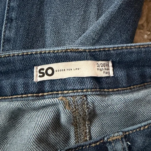 Chic denim SO Denim vintage y2k denim women’s cute fitted Flare Jeans jeans. Per - Picture 7 of 8